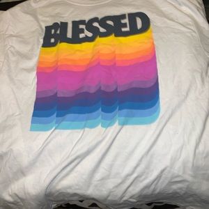 Large T-shirt blessed graphic